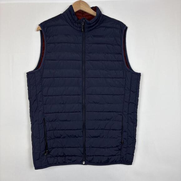 Gap Men's Tall Classic Navy Quilted Puffer Vest Size: Large Tall - Picture 2 of 7
